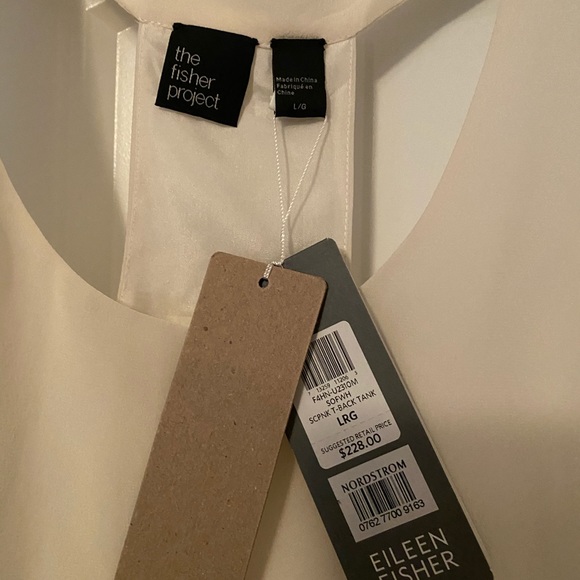Beautiful Eileen Fisher T back silk tank top - Picture 4 of 4